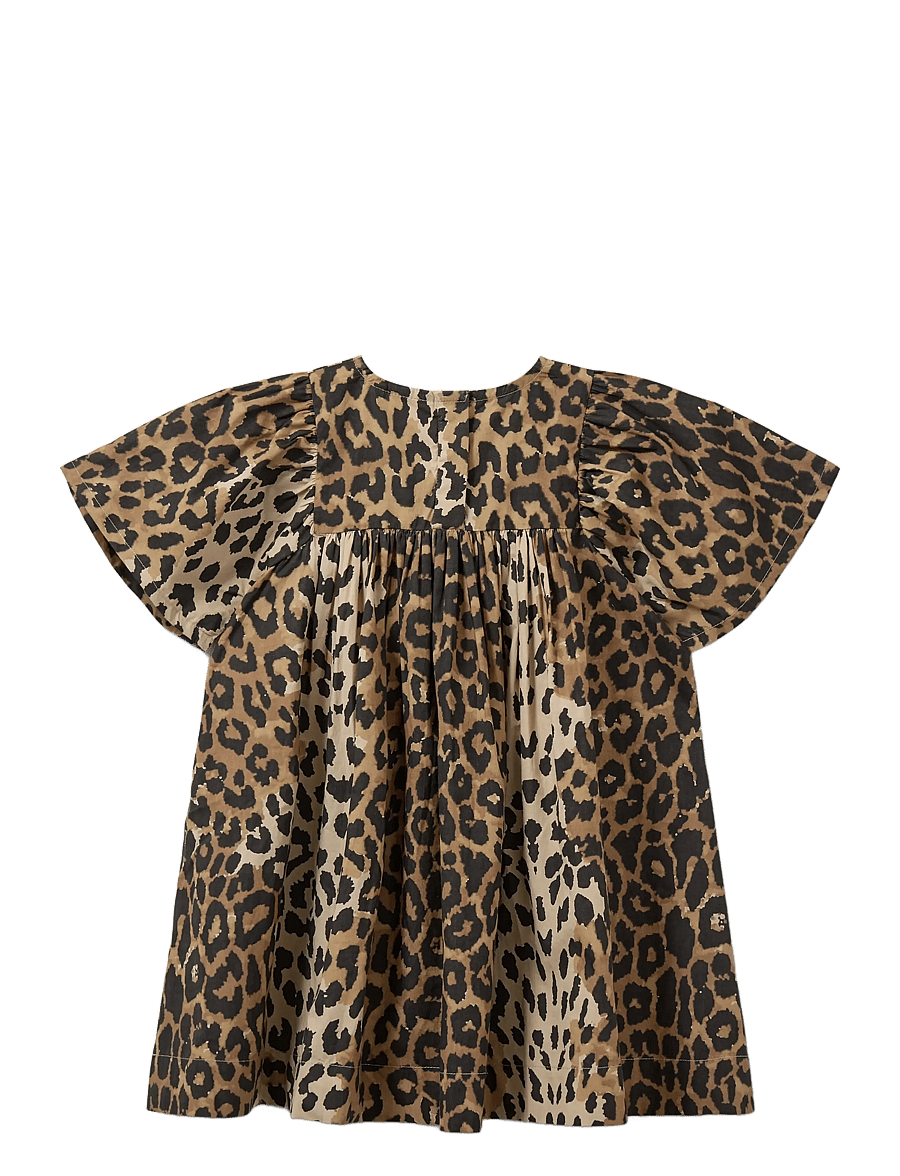 Sofie Schnoor Baby and Kids - LissieKB Dress - kortærmede hverdagskjoler - leopard - 1