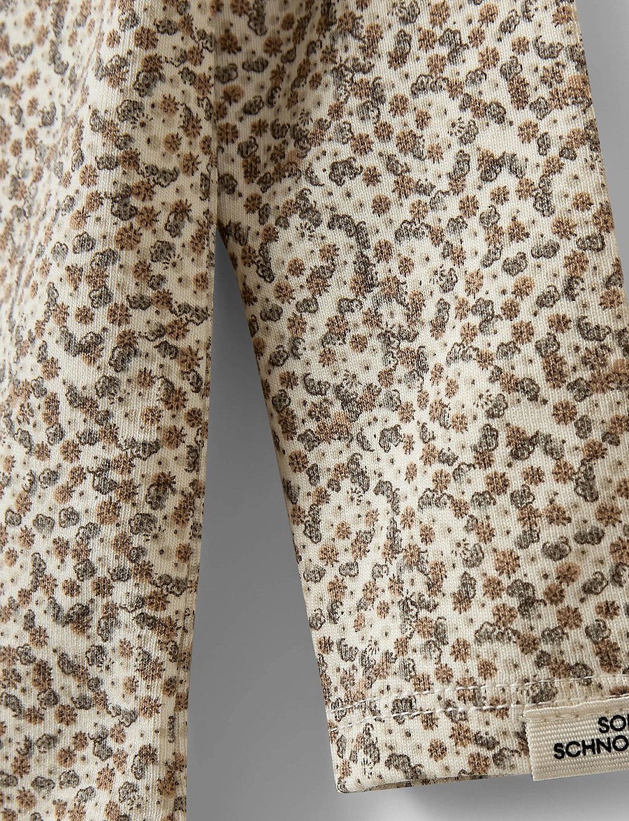 Sofie Schnoor Baby and Kids - DICTEKB BODYSTOCKING - långärmade bodies - off white w aop - 2