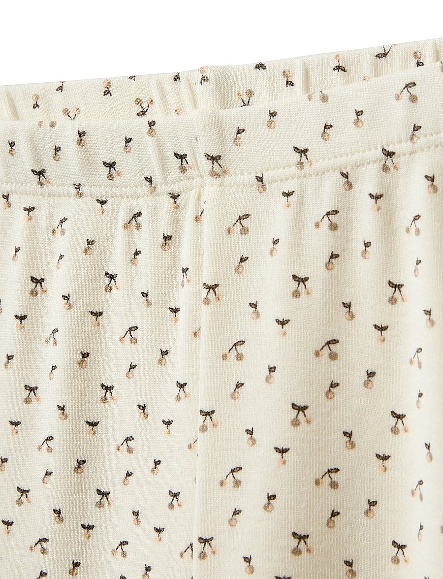 Sofie Schnoor Baby and Kids - NALINEKB LEGGINGS - leggings - off white aop cherry - 2