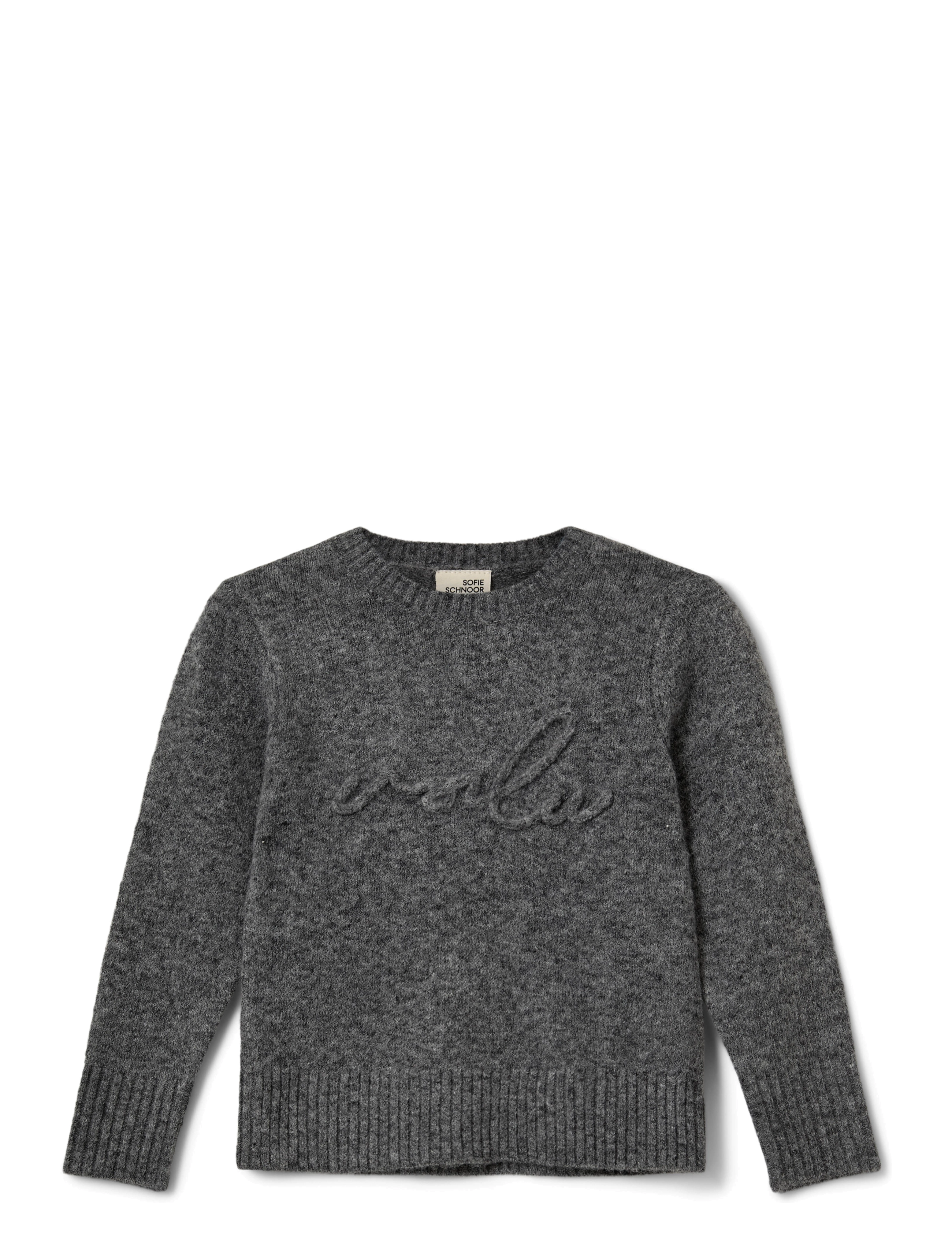 Sofie Schnoor Baby and Kids MINNIKKB KNIT - Jumpers - DARK GREY MELANGE / grey