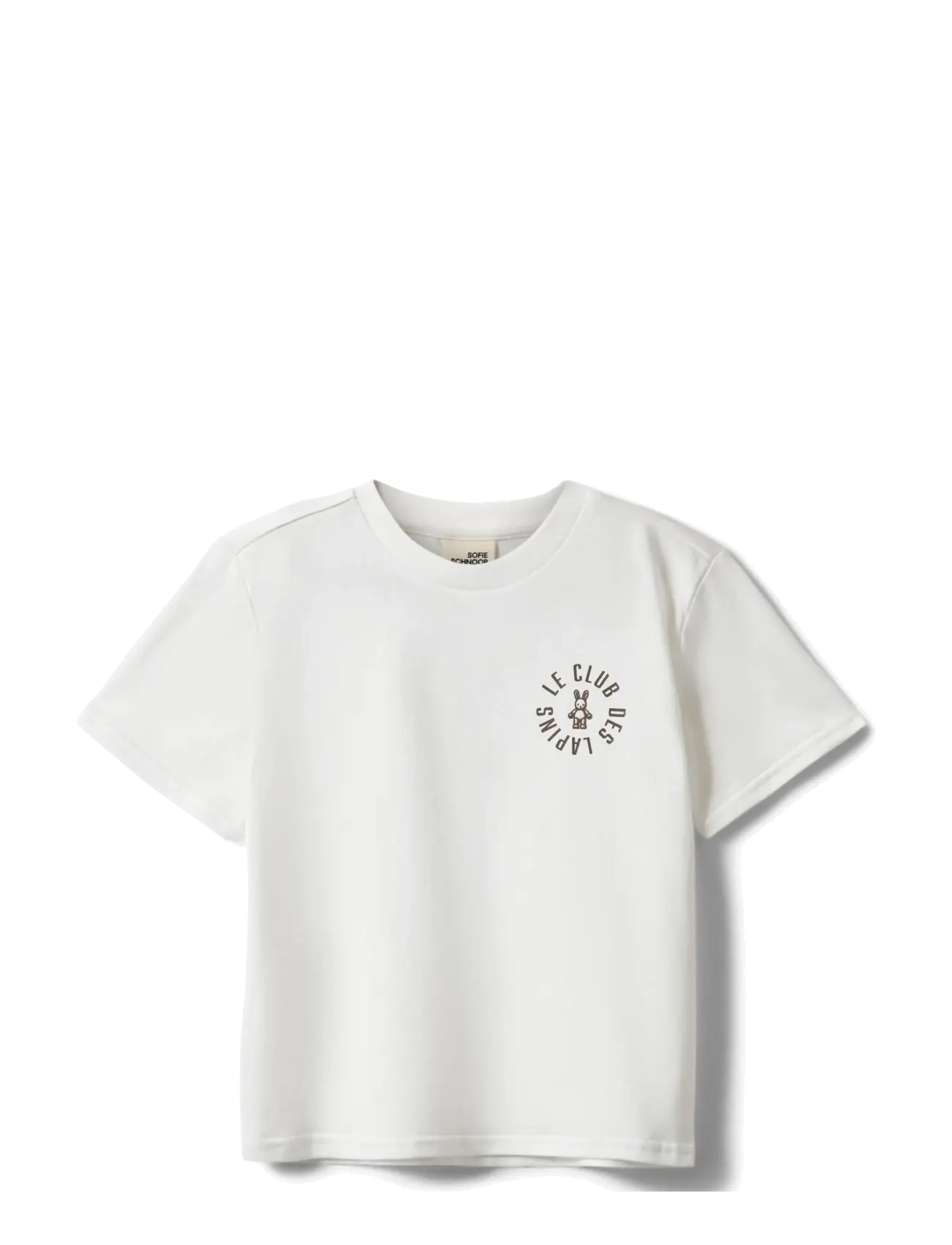 Sofie Schnoor Baby and Kids Astakb T-Shirt, 128, White, T-Shirts > Kortærmede, Børn