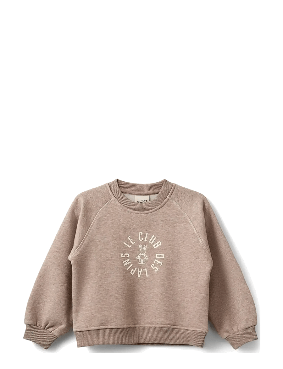 Sofie Schnoor Baby and Kids - ELISKB SWEATSHIRT - sweatshirts - brown melange - 0