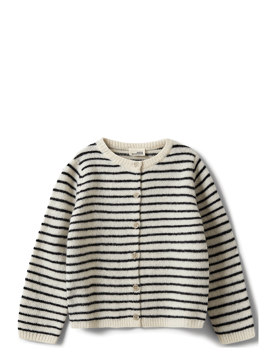 Sofie Schnoor Baby and Kids - CISSEKB CARDIGAN - cardigans - off white striped - 0