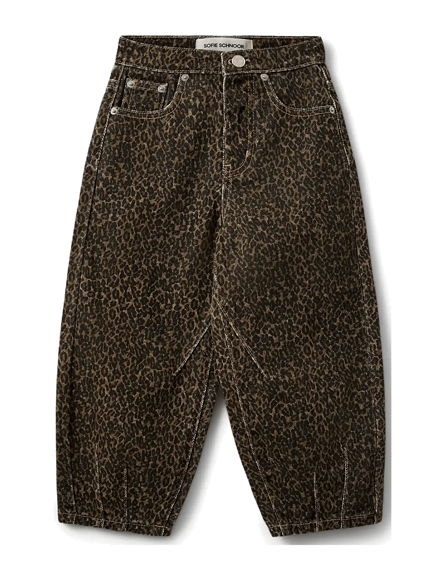 Sofie Schnoor Baby and Kids - NELIKAKB JEANS - loose jeans - leopard - 0