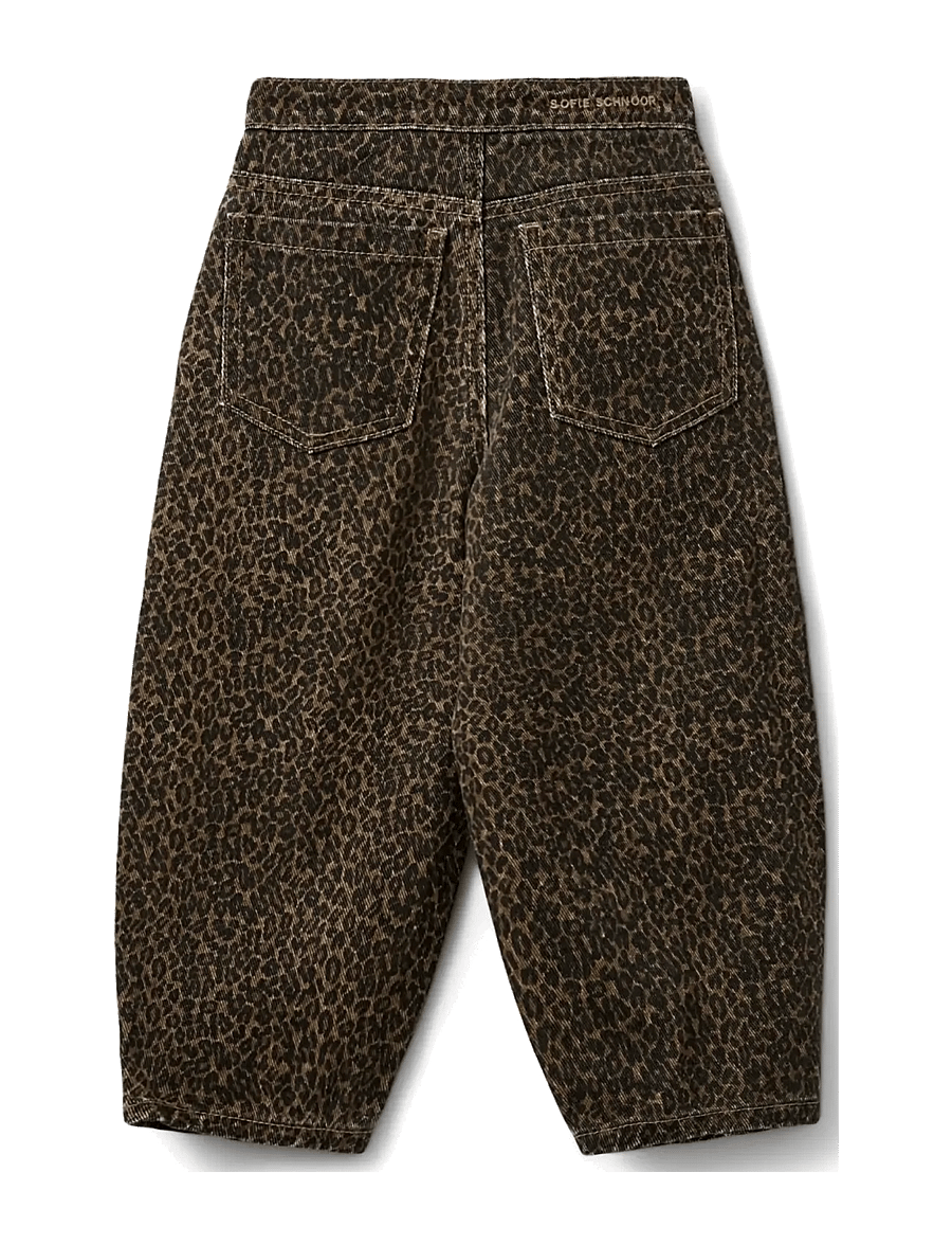 Sofie Schnoor Baby and Kids - NELIKAKB JEANS - loose jeans - leopard - 1