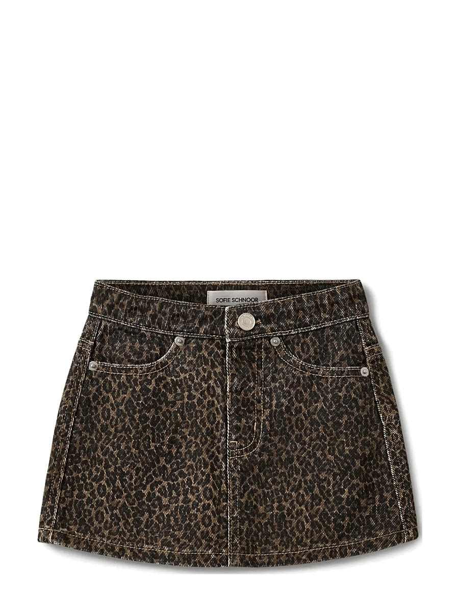 Sofie Schnoor Baby and Kids - CALLYKB SKIRT - korte nederdele - leopard - 0