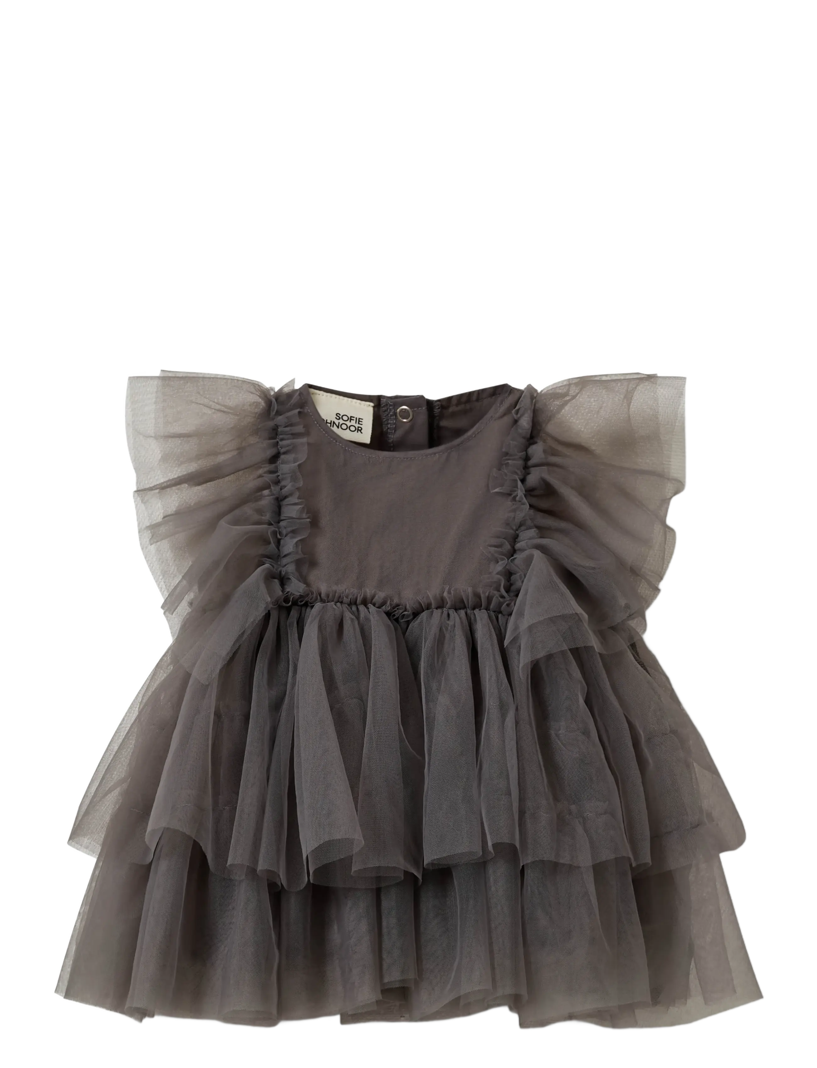 Sofie Schnoor Baby and Kids THERESSAKB DRESS - Tøj - GREY / grey
