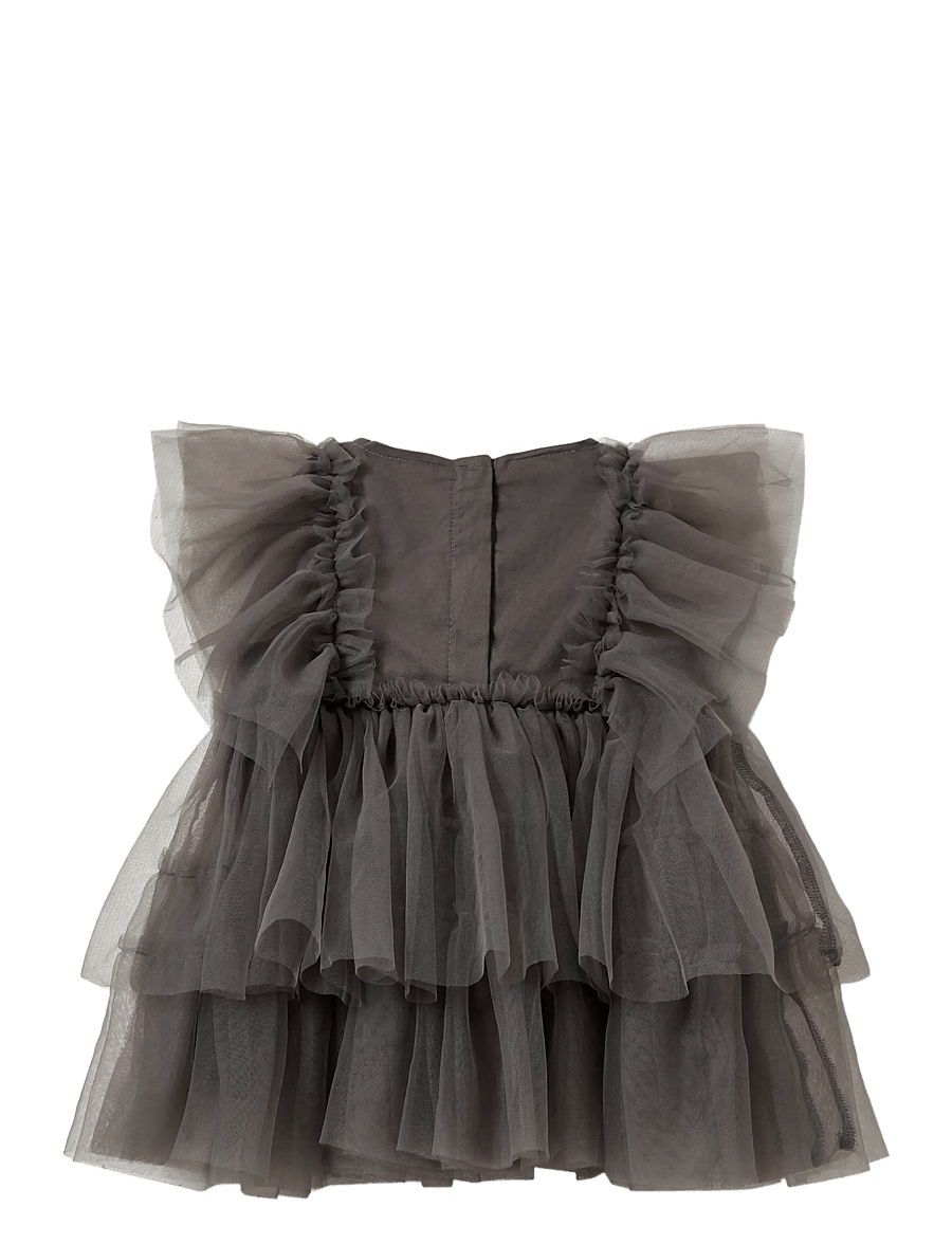 Sofie Schnoor Baby and Kids - THERESSAKB DRESS - kortærmede babykjoler - grey - 1