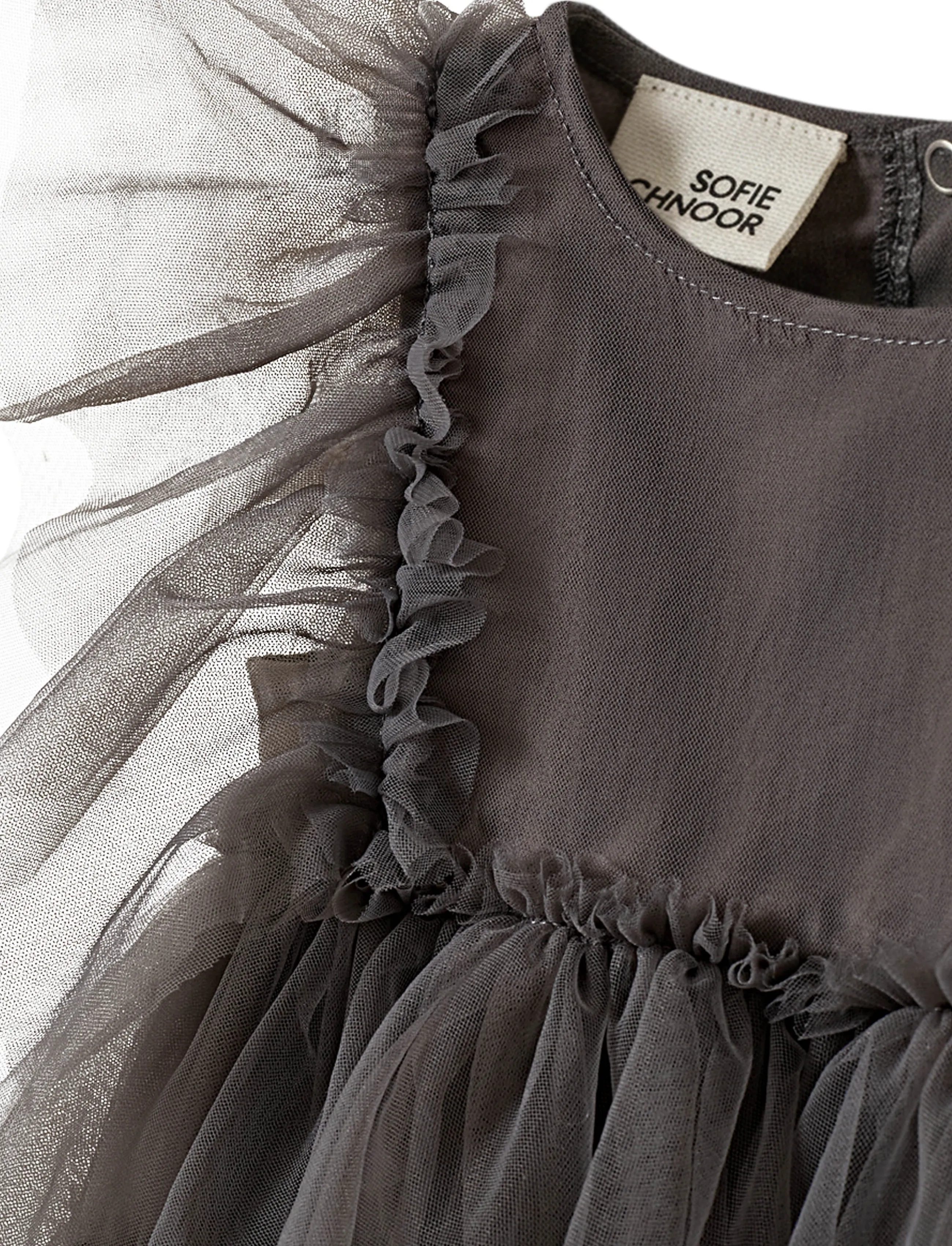 Sofie Schnoor Baby and Kids - THERESSAKB DRESS - kortærmede babykjoler - grey - 2