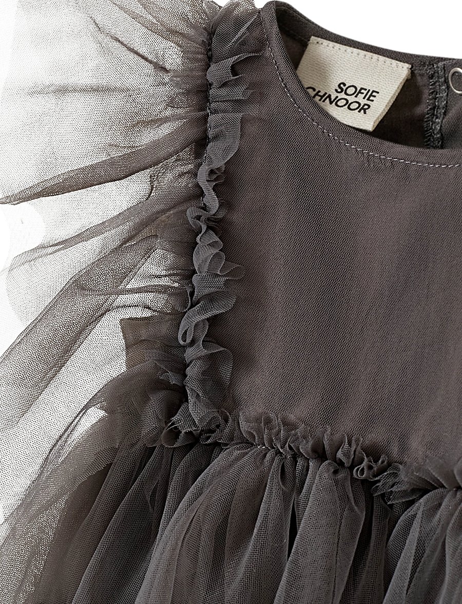 Sofie Schnoor Baby and Kids - THERESSAKB DRESS - kortærmede babykjoler - grey - 2