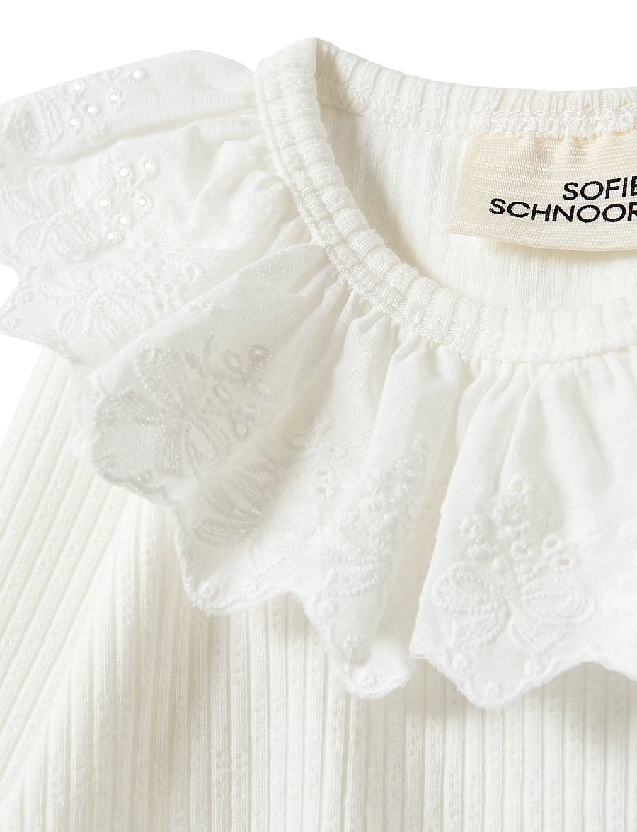 Sofie Schnoor Baby and Kids - DICTEKB BODYSTOCKING - langärmelige bodys - snow white - 2