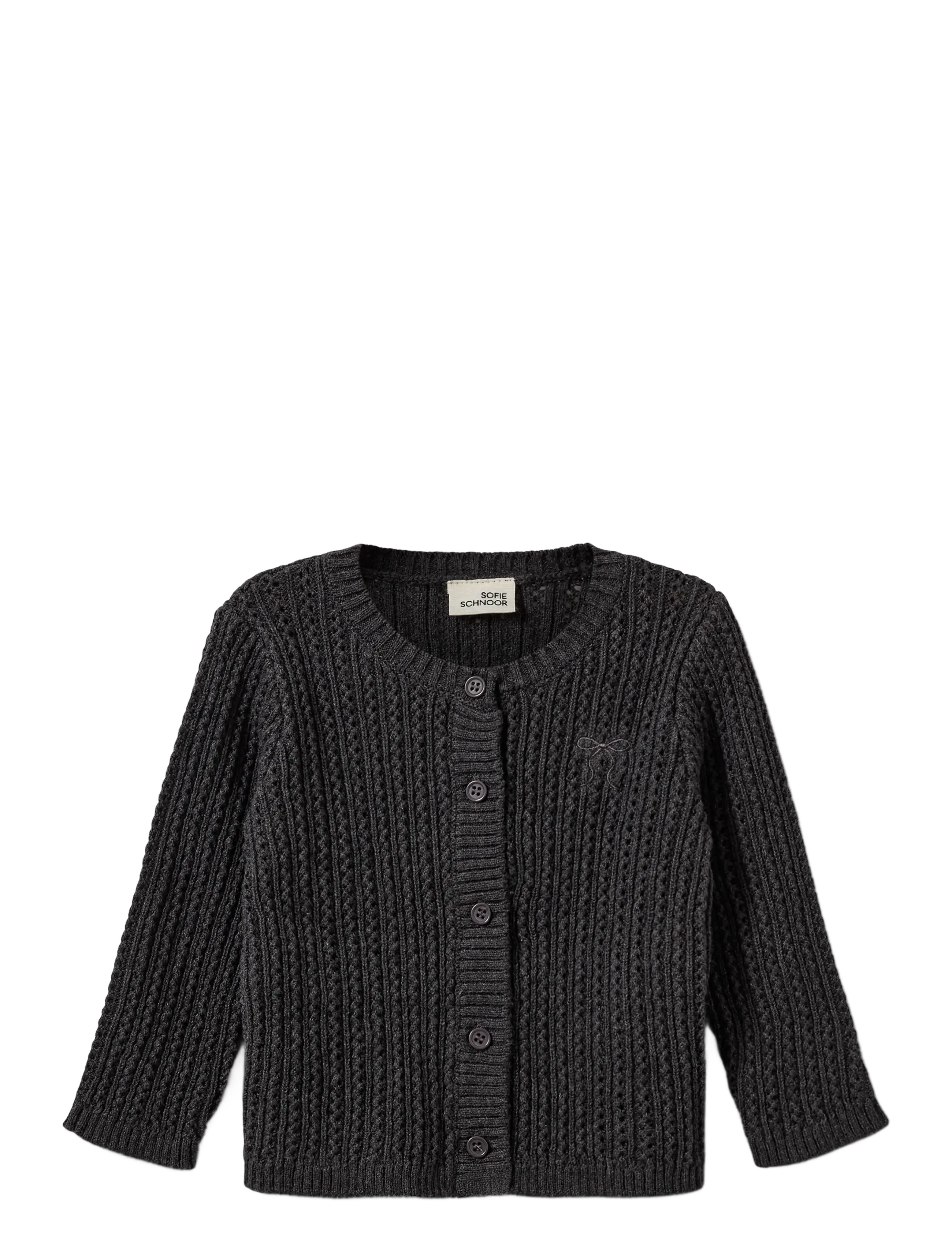 Sofie Schnoor Baby and Kids SKYLARKB CARDIGAN - Shop by age - DARK GREY MELANGE / grey