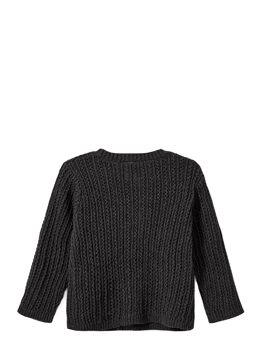 Sofie Schnoor Baby and Kids - SKYLARKB CARDIGAN - cardigans - dark grey melange - 1
