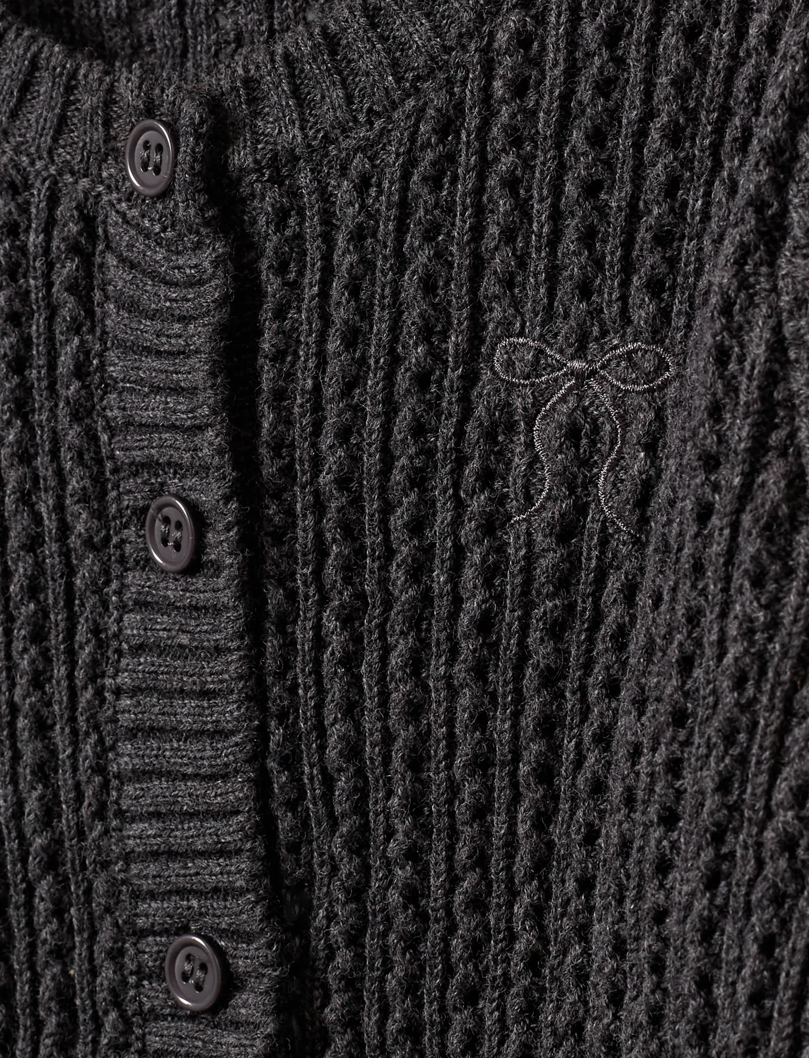 Sofie Schnoor Baby and Kids - SKYLARKB CARDIGAN - cardigans - dark grey melange - 2