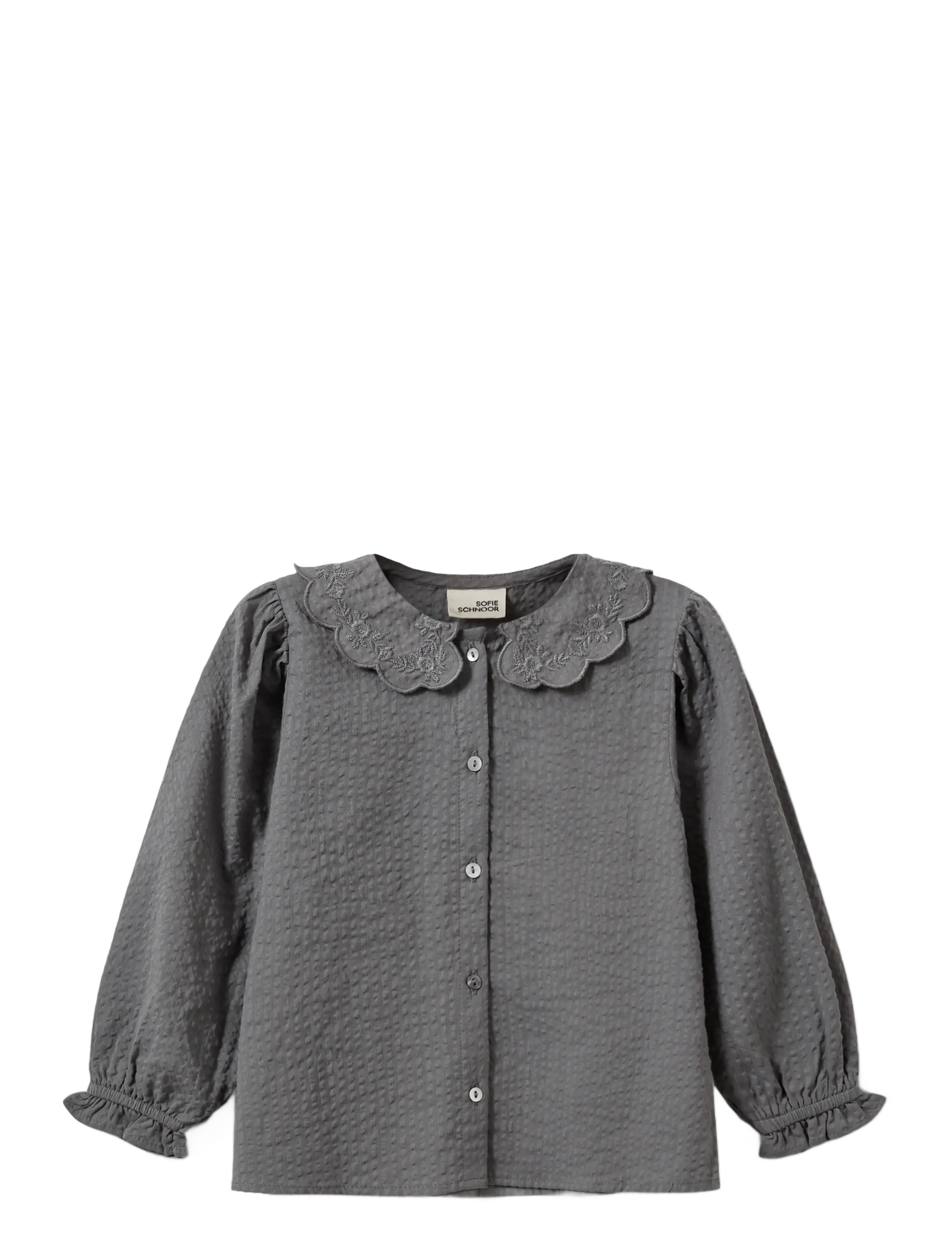 Sofie Schnoor Baby and Kids ALMINAKB BLOUSE - Tøj - DARK GREY / grey