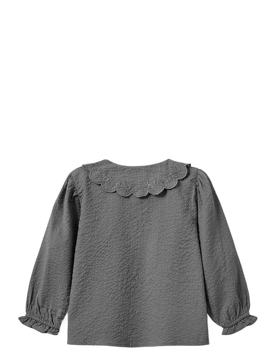 Sofie Schnoor Baby and Kids - ALMINAKB BLOUSE - bluser & tunikaer - dark grey - 1