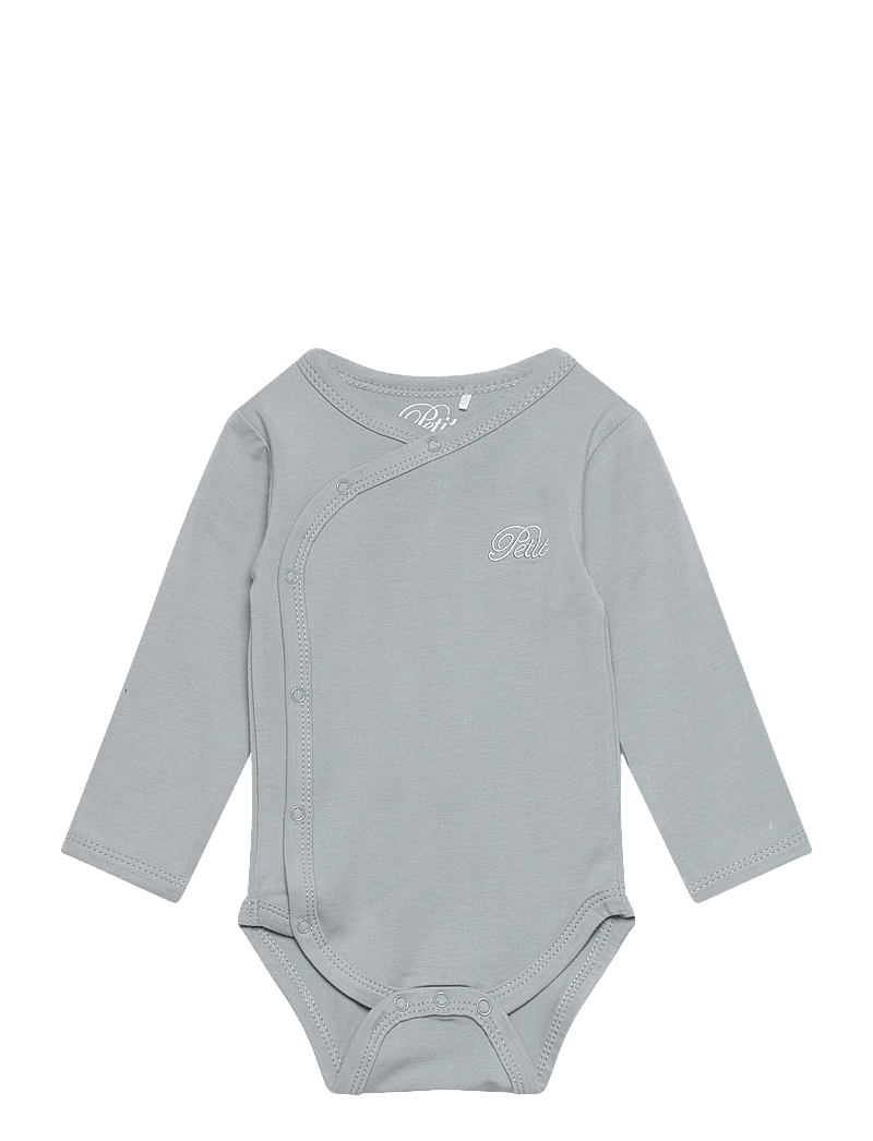 Sofie Schnoor Baby and Kids - Body - mønstrede slå-om-bodyer - dusty blue - 0