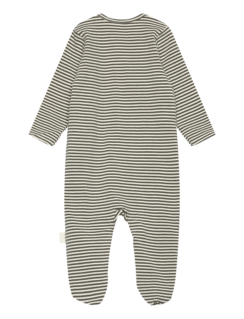 Sofie Schnoor Baby and Kids - VIKASSB JUMPSUIT - langærmede heldragter - green striped - 1