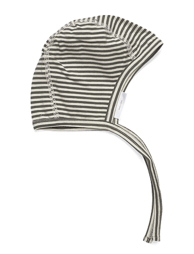 Sofie Schnoor Baby and Kids Hat - Mützen & Handschuhe - GREEN STRIPED / beige