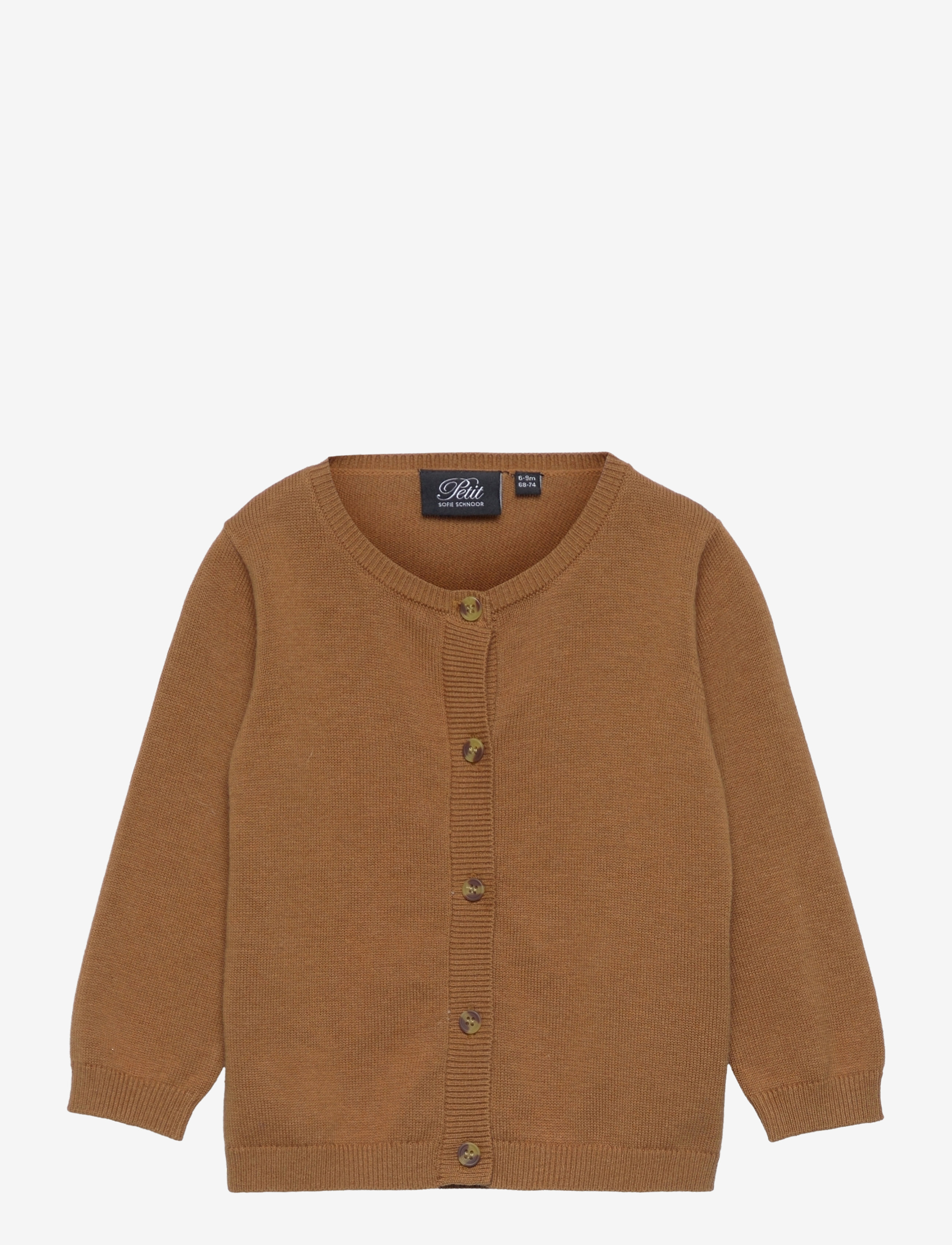 Sofie Schnoor Baby and Kids Cardigan - Riided - DUSTY BROWN / brown