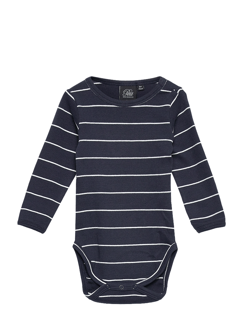 Sofie Schnoor Baby and Kids - NEVADASB BODYSTOCKING - mustriga pikkade varrukatega bodid - dark blue - 0