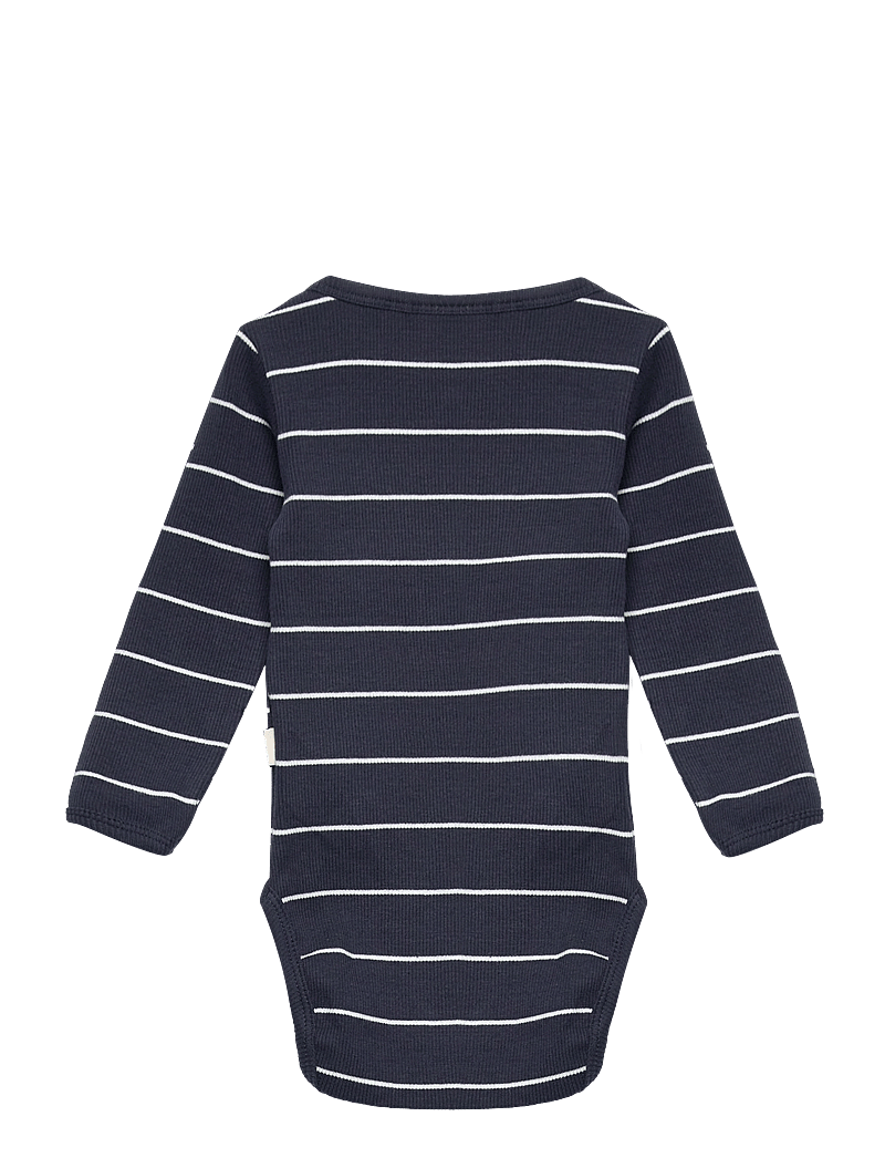 Sofie Schnoor Baby and Kids - NEVADASB BODYSTOCKING - mustriga pikkade varrukatega bodid - dark blue - 1