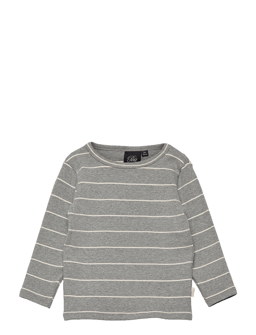 Sofie Schnoor Baby and Kids - ARIZONASB T-SHIRT LONG SLEEVE - pitkähihaiset t-paidat - grey melange - 0