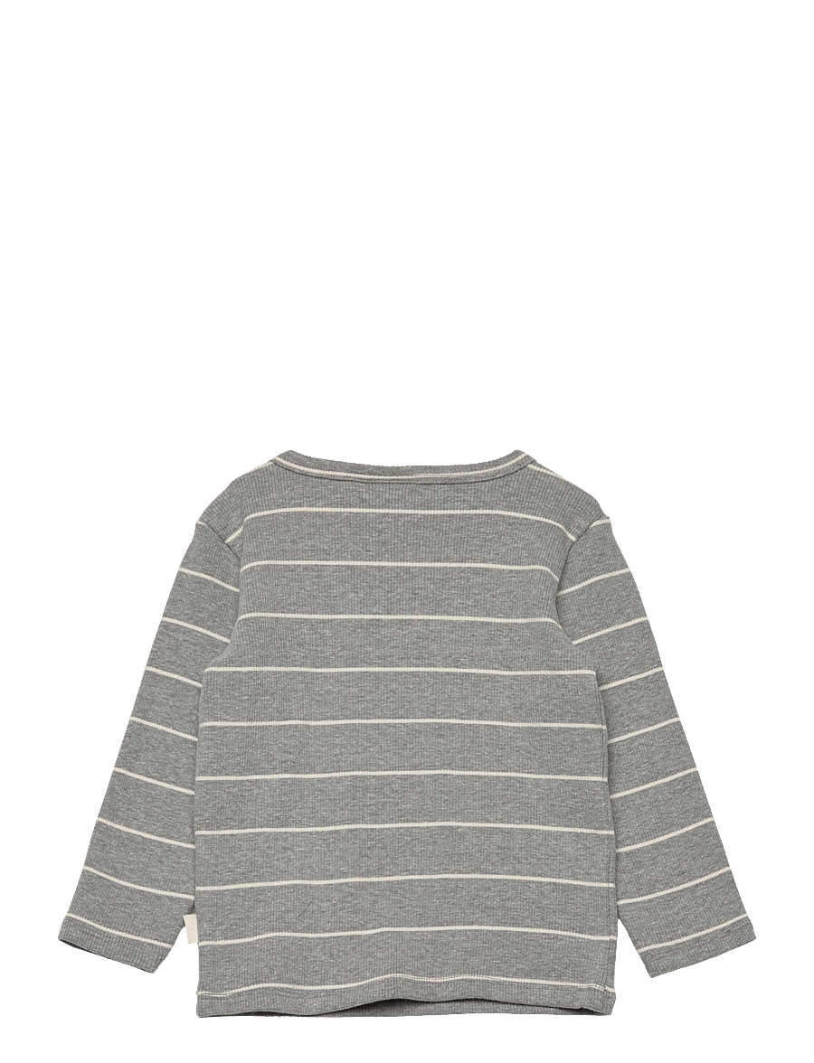 Sofie Schnoor Baby and Kids - ARIZONASB T-SHIRT LONG SLEEVE - pitkähihaiset t-paidat - grey melange - 1