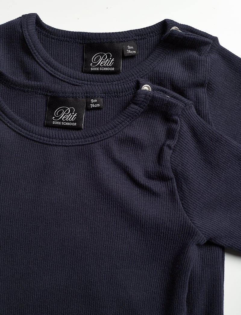 Sofie Schnoor Baby and Kids - T-shirt long-sleeve - långärmade t-shirts - dark blue - 2