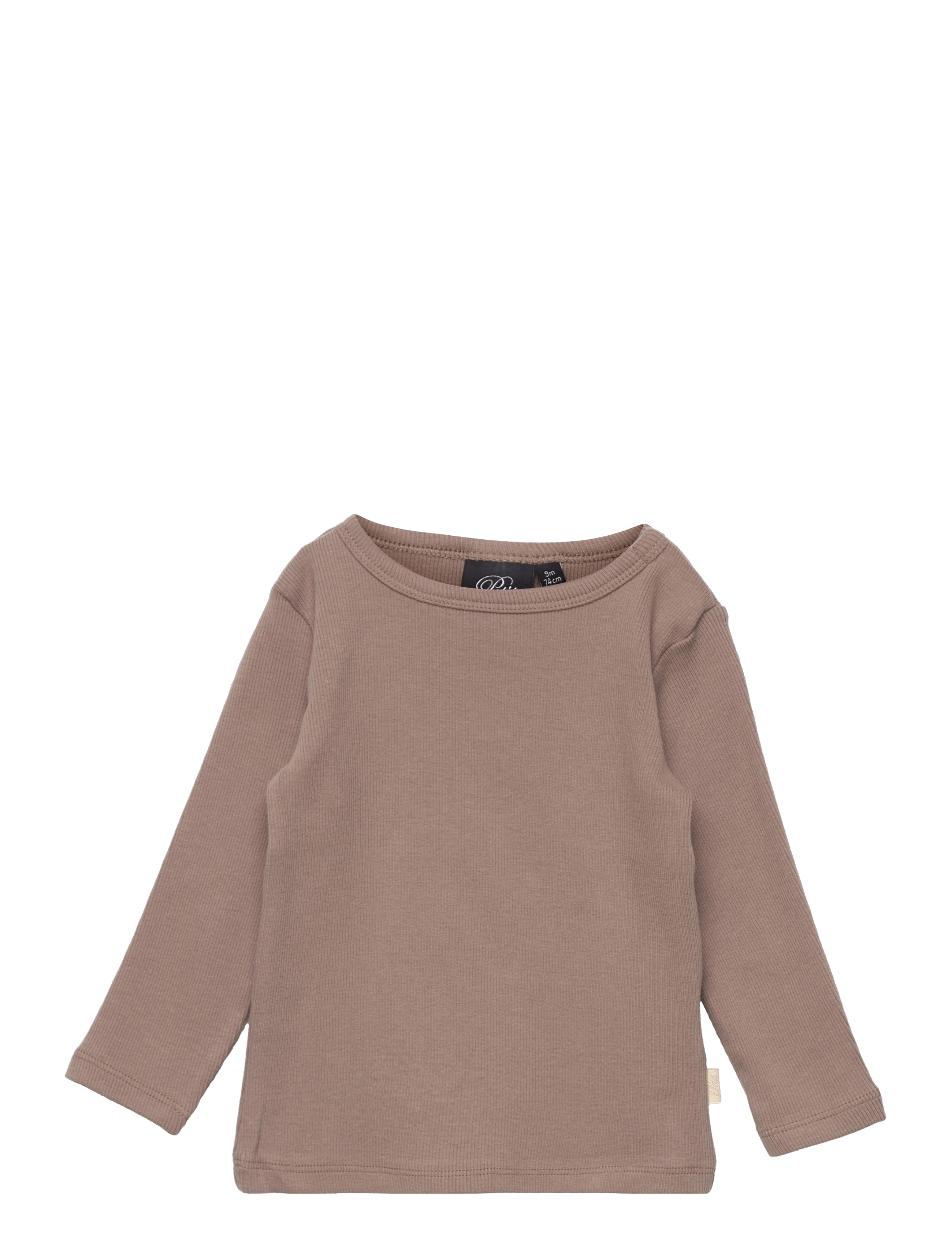Sofie Schnoor Baby and Kids ARIZONASB T-SHIRT LONG SLEEVE - Riided - WARM GREY / pink/rose