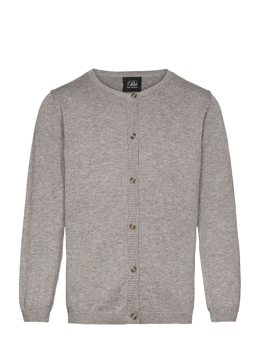 Sofie Schnoor Baby and Kids - SPIOWASB CARDIGAN - cardigans - grey melange - 0