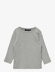 Sofie Schnoor Baby and Kids - T-shirt long-sleeve - långärmade t-shirts - grey melange - 0
