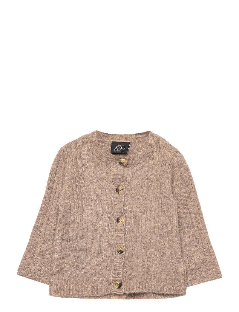 Sofie Schnoor Baby and Kids - SPIOWASB KNIT - cardigans - brown melange - 0