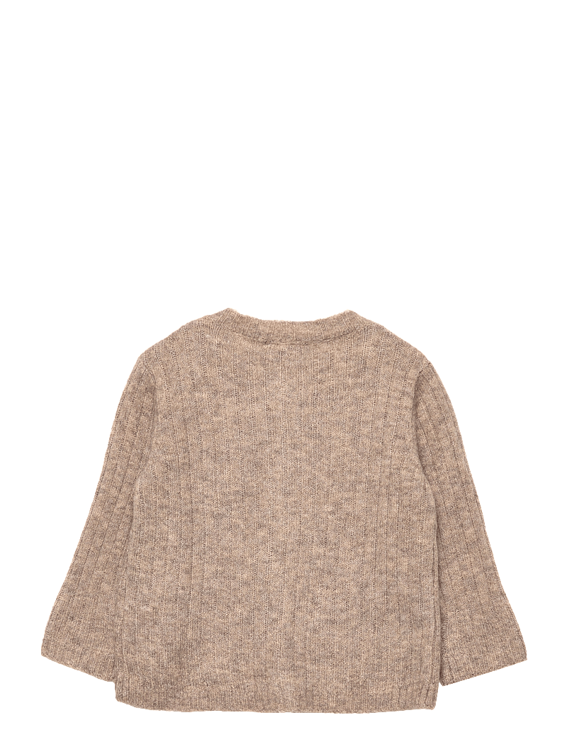 Sofie Schnoor Baby and Kids - SPIOWASB KNIT - cardigans - brown melange - 1