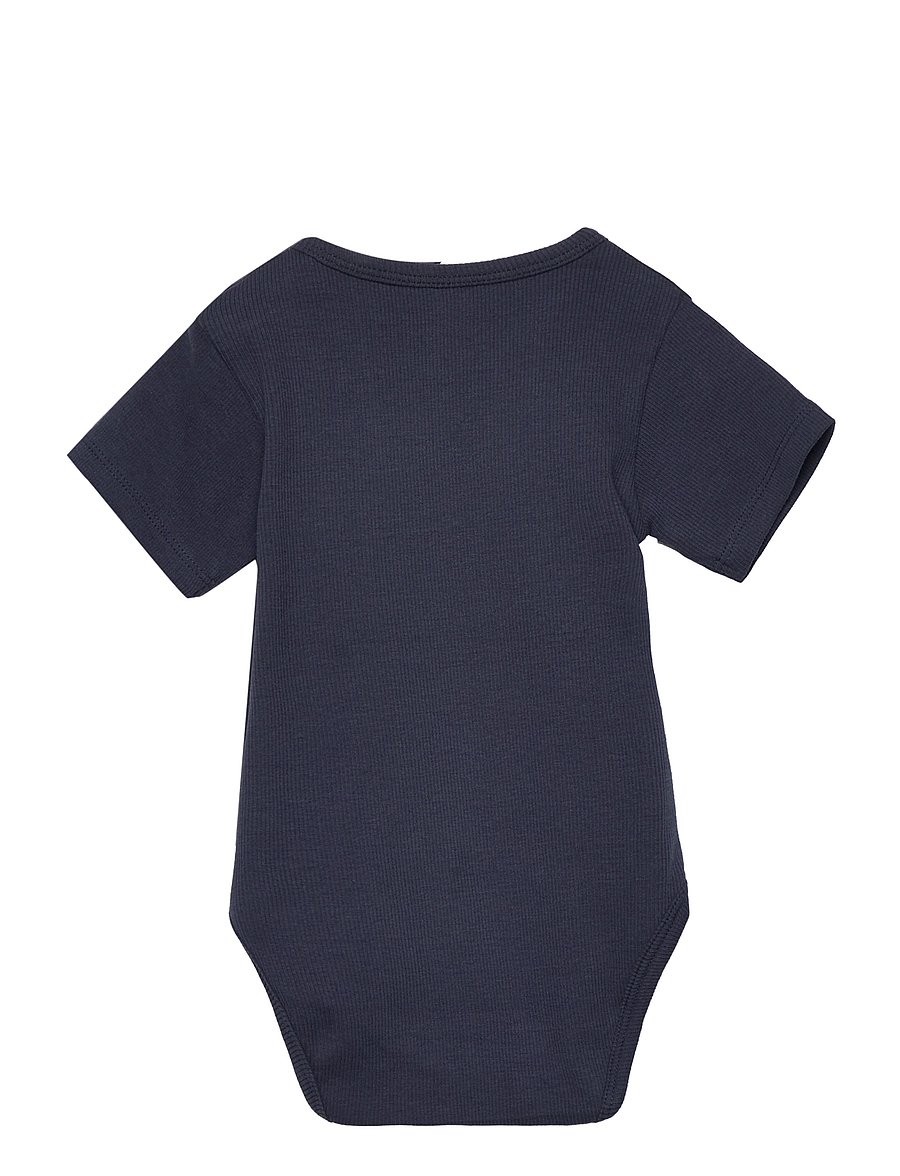 Sofie Schnoor Baby and Kids - ASKESB BODYSTOCKING - kurzärmelige bodys - dark blue - 3