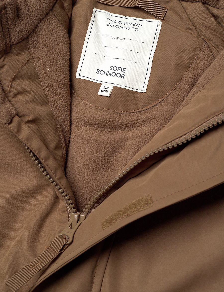 Sofie Schnoor Baby and Kids - ERINSK SNOW SUIT - talvekombinesoon - dusty brown - 2