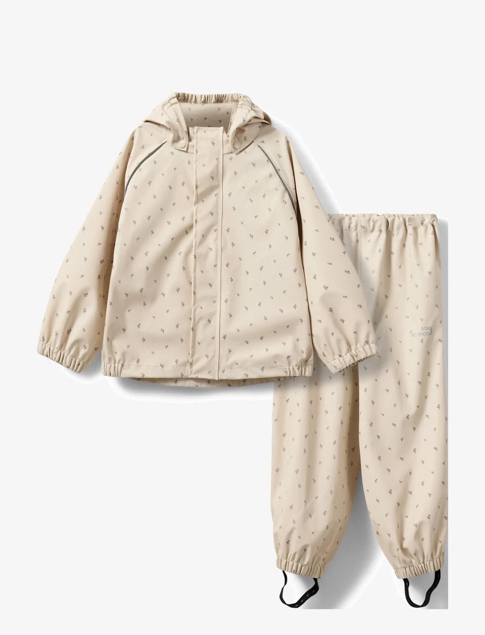 Sofie Schnoor Baby and Kids - VARASK RAIN SUIT - regensets - sand - 0