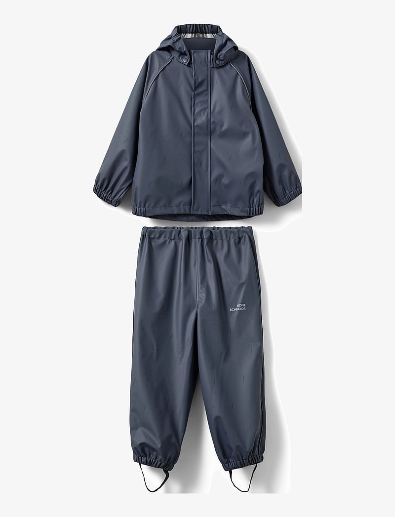 Sofie Schnoor Baby and Kids - BENJAMINSK RAIN SUIT - rain sets - blue - 1