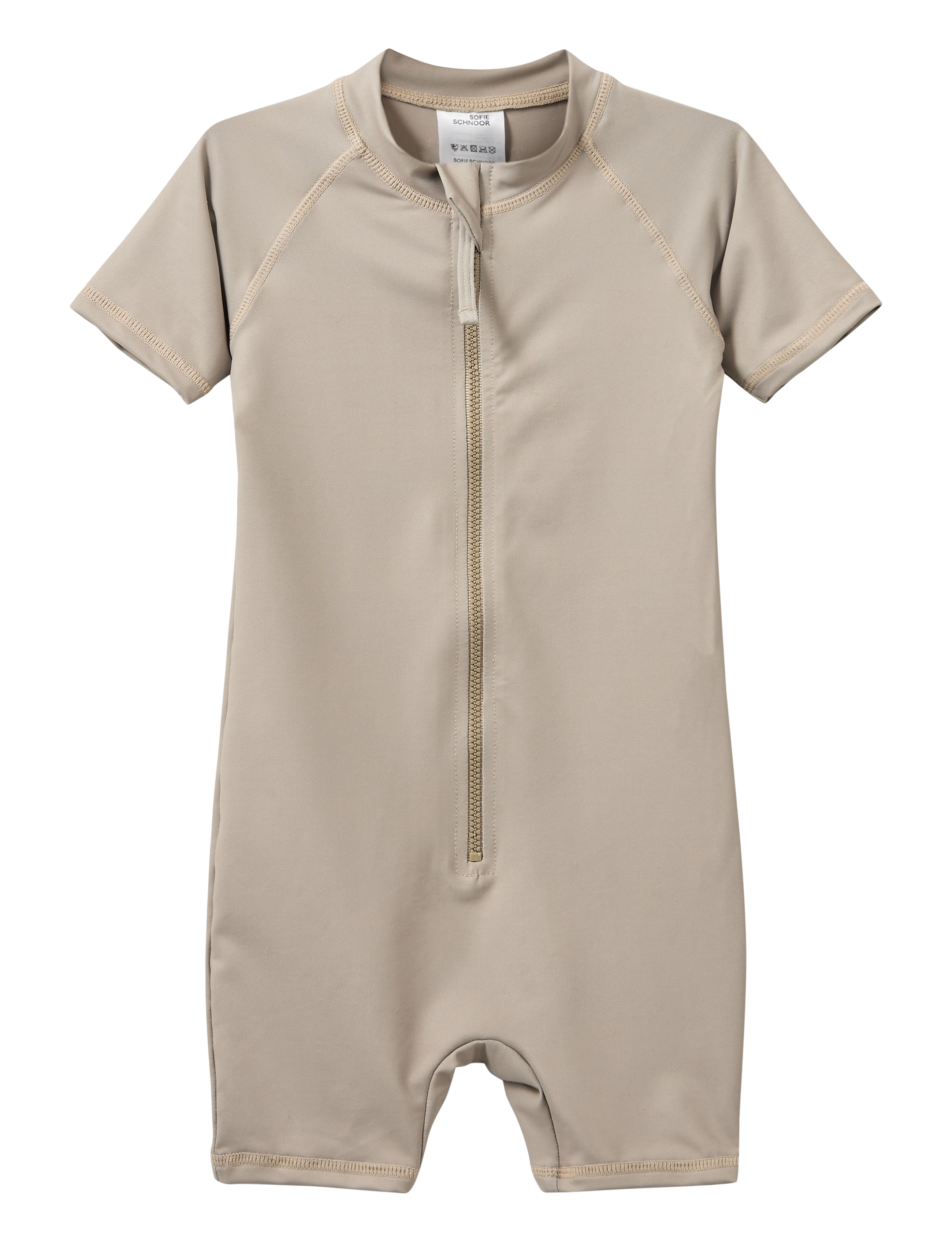 Sofie Schnoor Baby and Kids Sofussb Swimsuit, 104, Beige, Badetøj > Badedragter, Børn