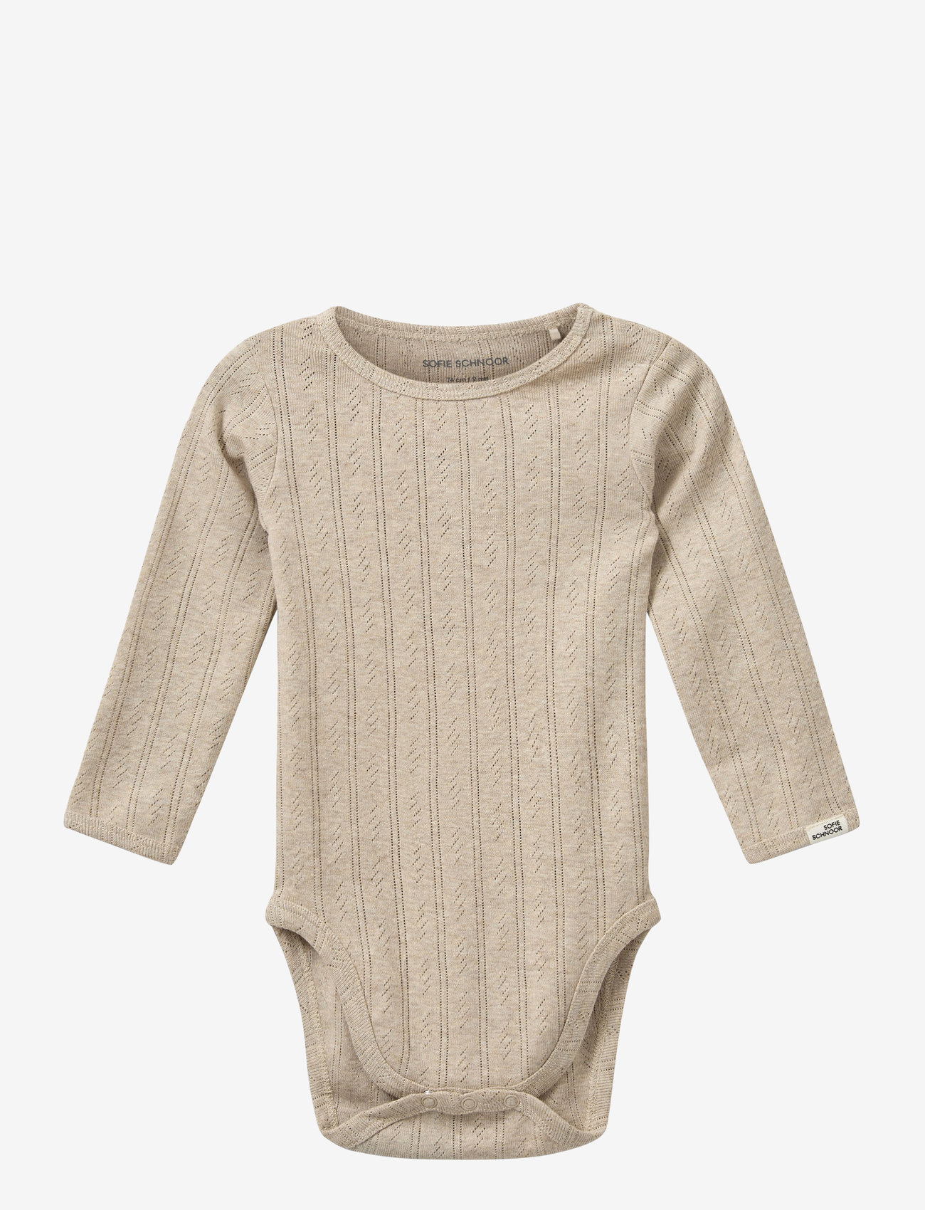 Sofie Schnoor Baby and Kids - DICTESB BODYSTOCKING - pikkade varrukatega bodid - beige - 0