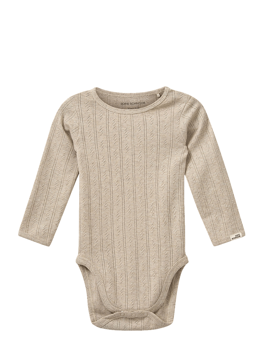 Sofie Schnoor Baby and Kids - DICTESB BODYSTOCKING - langärmelige bodys - beige - 0