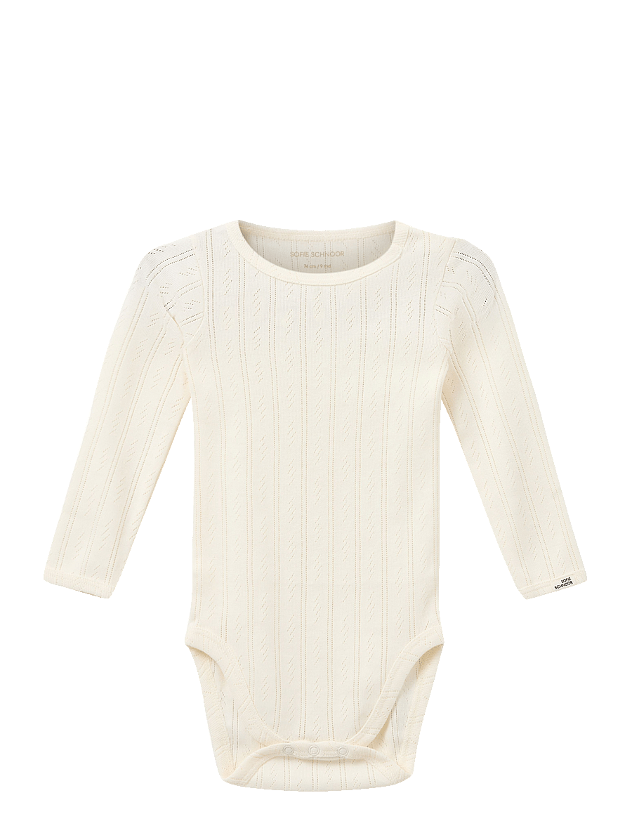Sofie Schnoor Baby and Kids - DICTESB BODYSTOCKING - langärmelige bodys - off white - 0