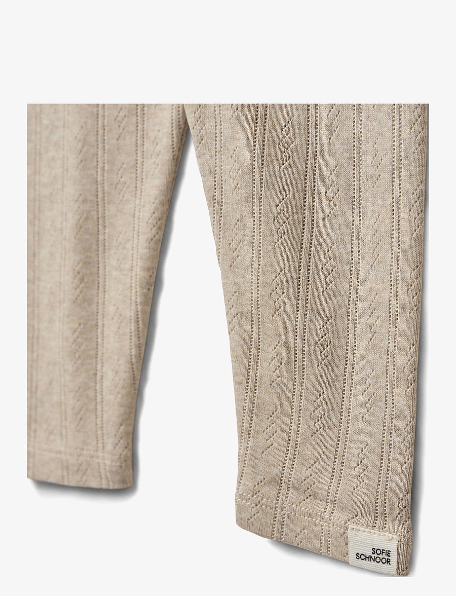 Sofie Schnoor Baby and Kids - NALINESB LEGGINGS - tamprės - beige - 2