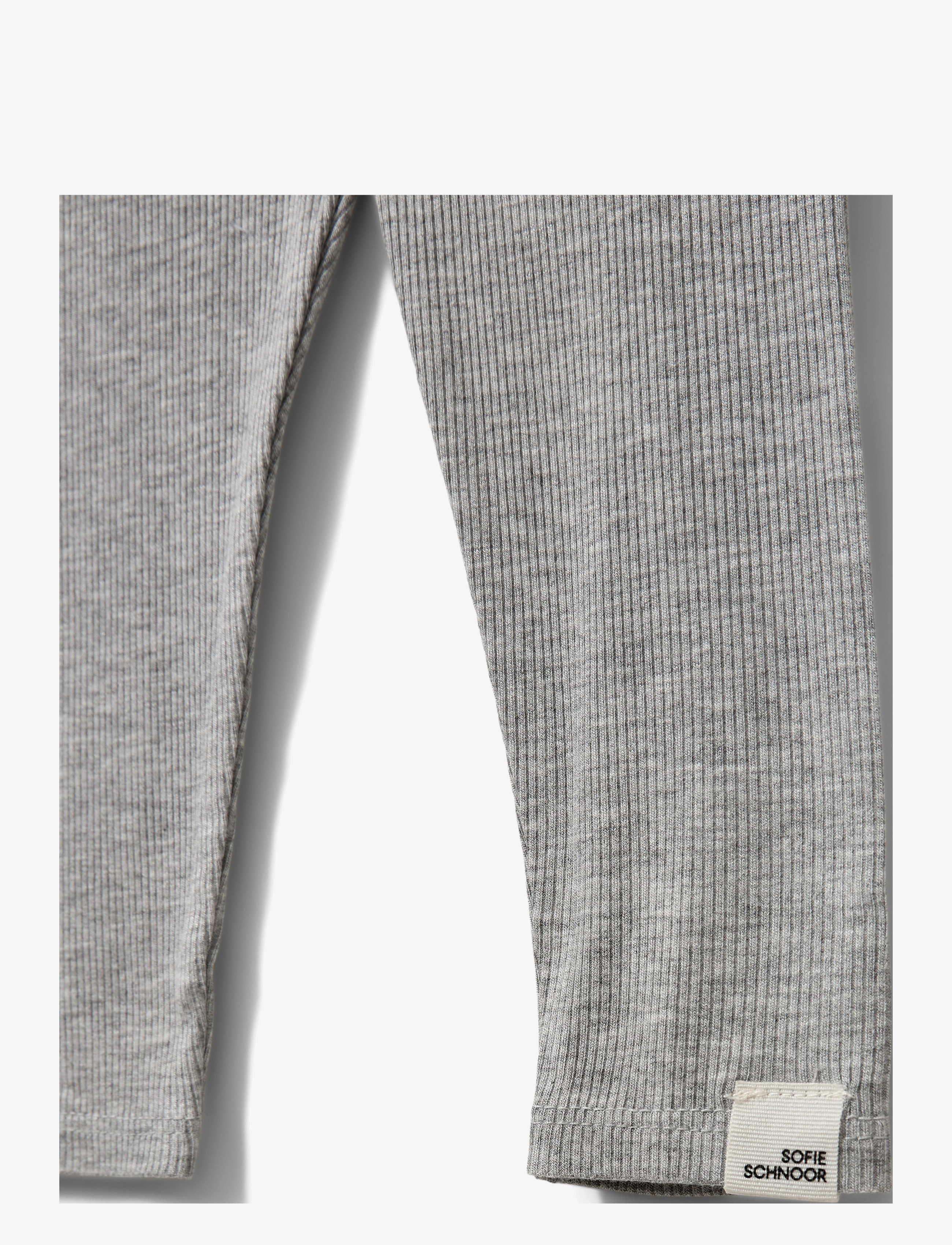 Sofie Schnoor Baby and Kids - NALINESB LEGGINGS - leggings - grey mel - 2