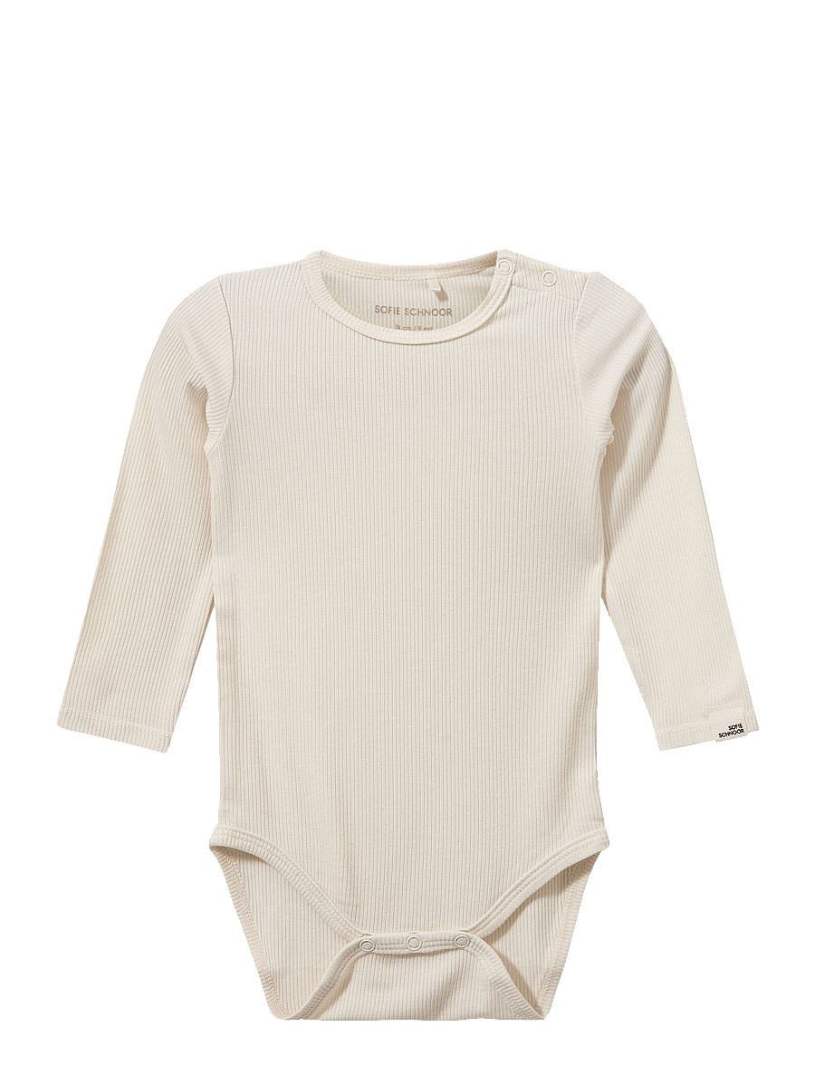 Sofie Schnoor Baby and Kids - DICTESB BODYSTOCKING - langärmelige bodys - off white - 0