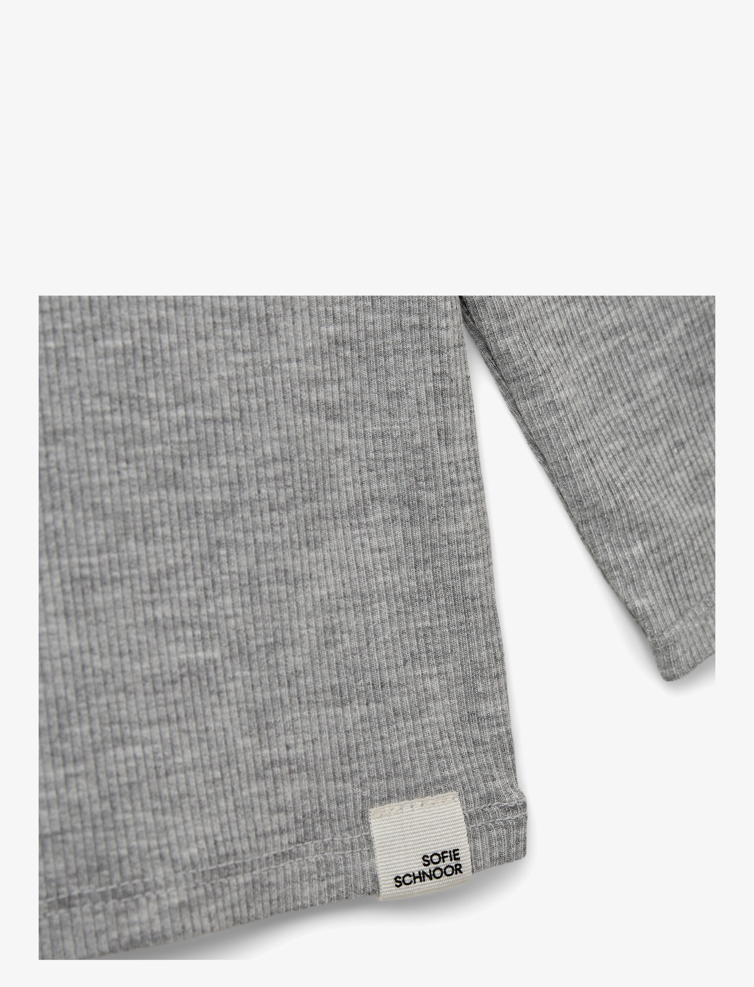 Sofie Schnoor Baby and Kids - PETRICIASB T-SHIRT LONG SLEEVE - langermede t-skjorter - grey mel - 2