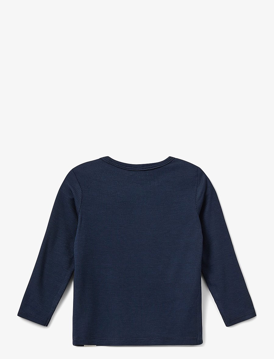 Sofie Schnoor Baby and Kids - PETRICIASB T-SHIRT LONG SLEEVE - pikkade varrukatega t-särgid - navy blue - 1