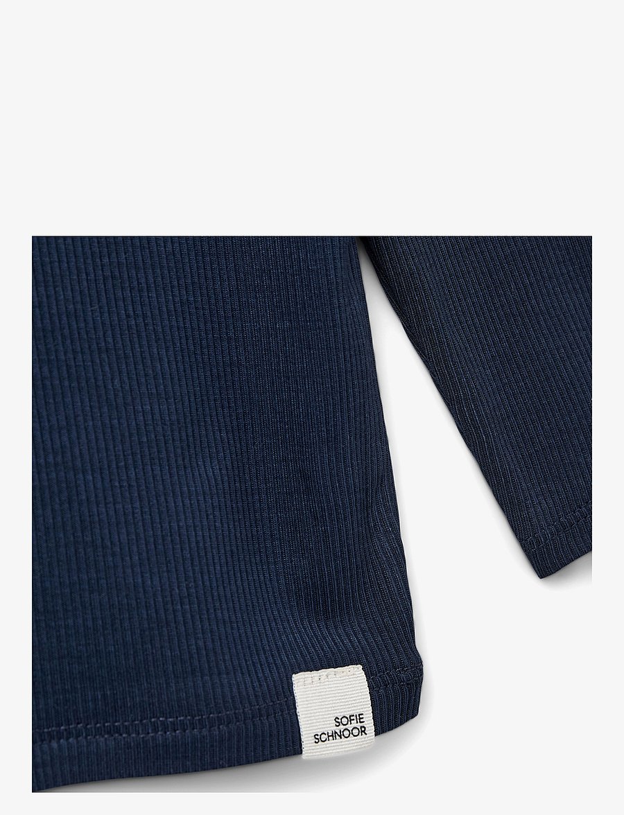 Sofie Schnoor Baby and Kids - PETRICIASB T-SHIRT LONG SLEEVE - pikkade varrukatega t-särgid - navy blue - 2