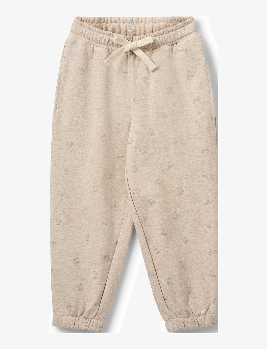 Sofie Schnoor Baby and Kids - NETUSSK SWEATPANTS - dressipüksid - beige melange - 0