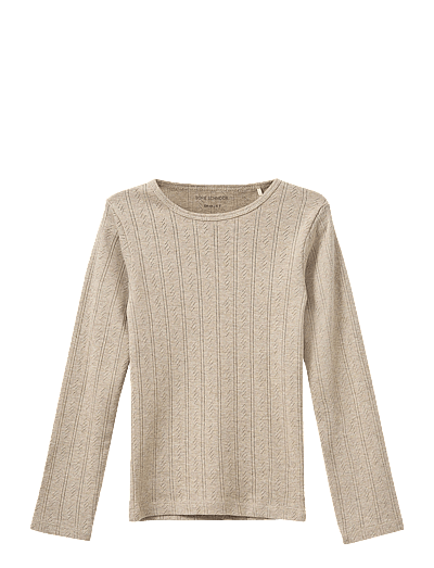 Sofie Schnoor Baby and Kids PETRICIASY POINTELLE LONGSLEEVE TEE - Long-sleeved t-shirts - BEIGE / beige